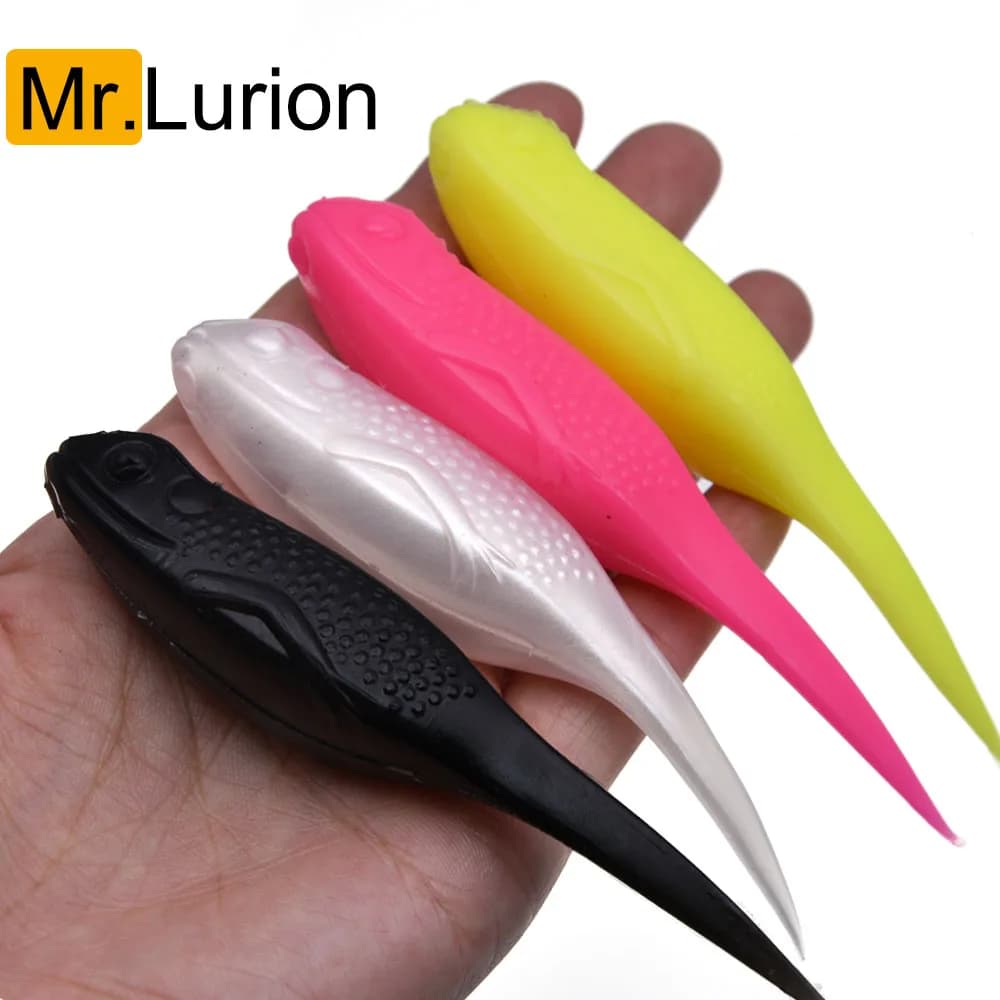 MrLurion 6 pieces a box 12g/14g Fishing Soft Frog Snake Snake Head Snake and Fish Cat Esca Fishing