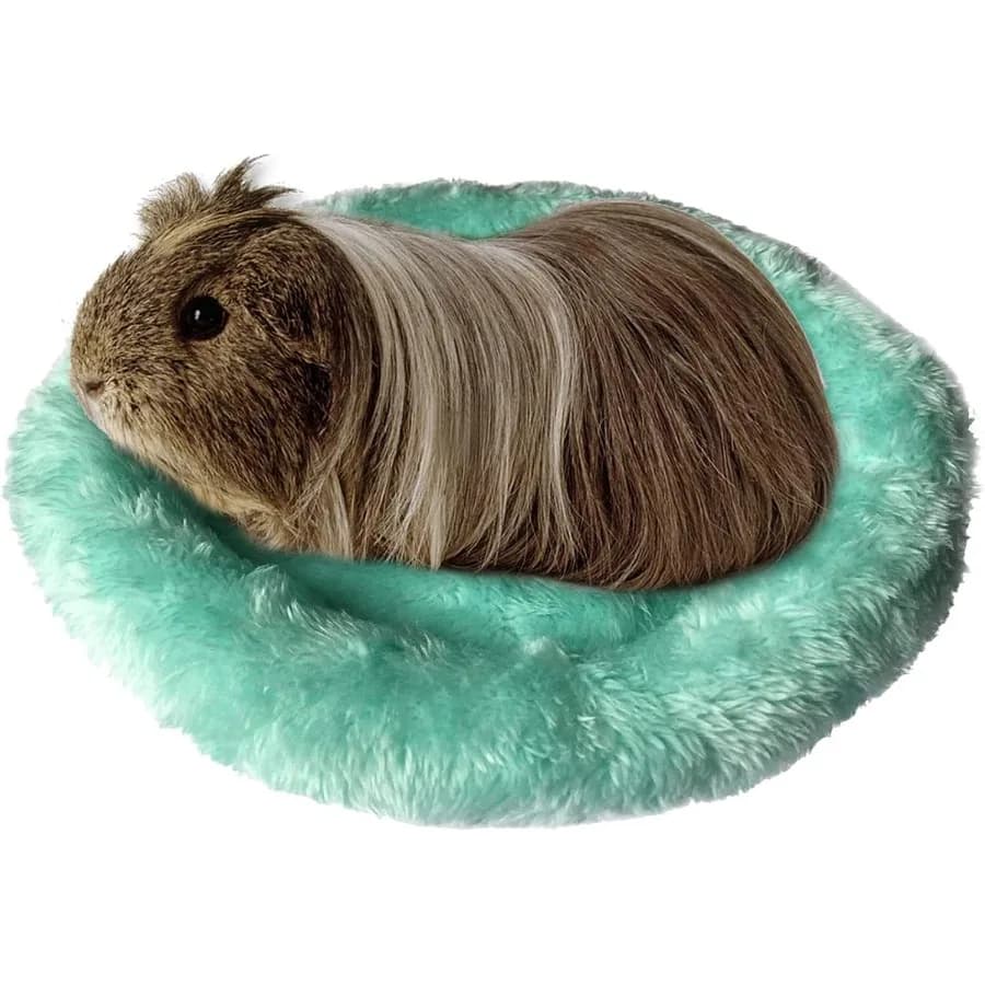 Hamster BedRound Velvet Warm Sleep Mat Pad for Hamster Hedgehog Squirrel Guinea Pig Rats and Other Small Animals Soft Cozy Insu