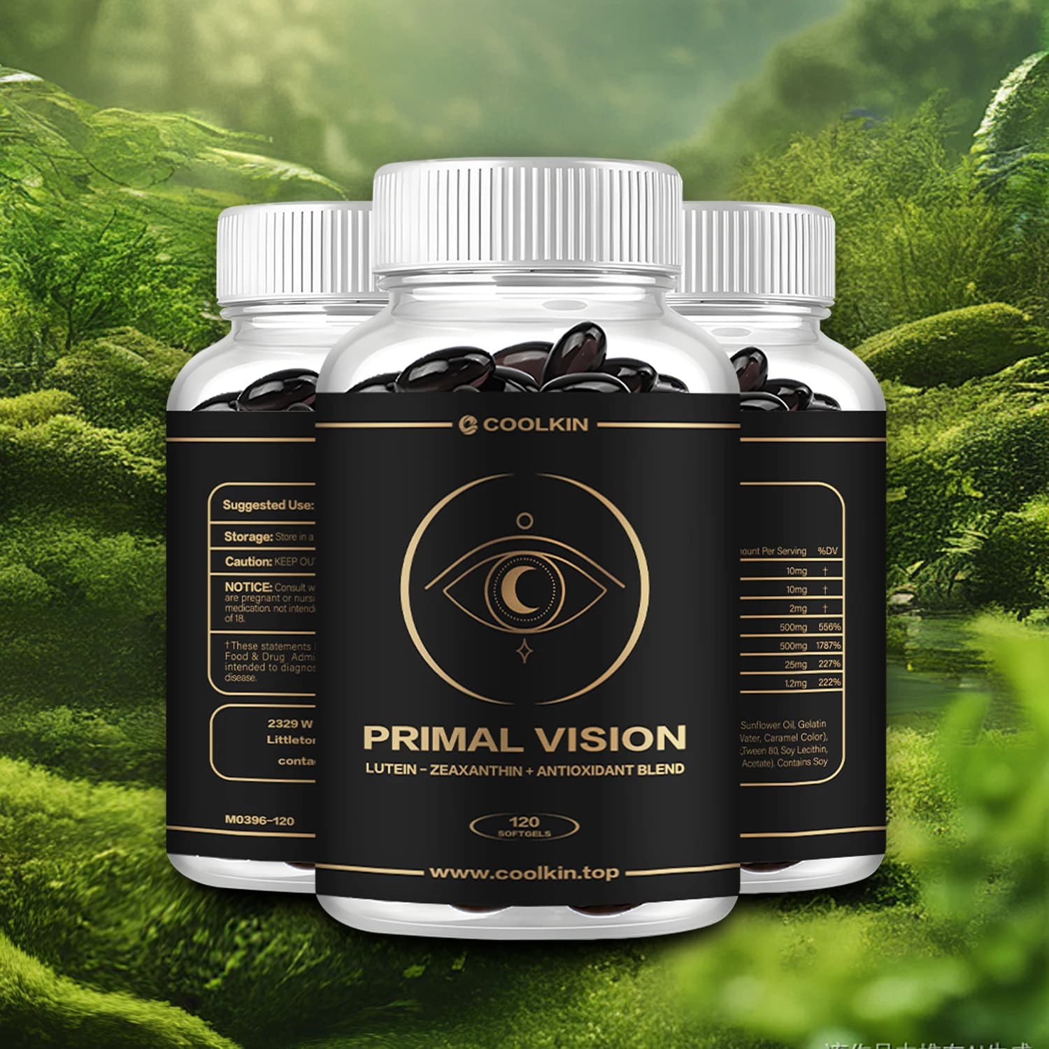 Vision Health Capsules - with lutein, zeaxanthin - eye vitamins, protect the view, relieve visual fatigue
