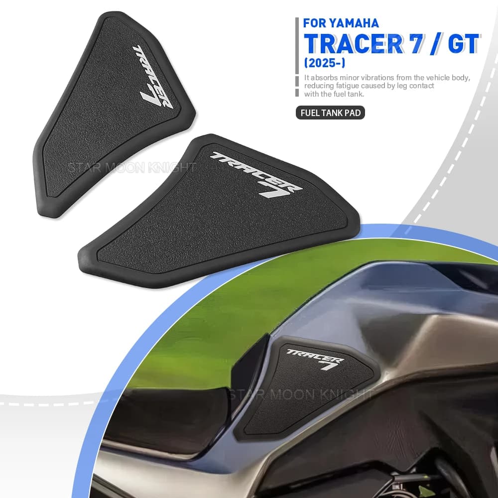 For Yamaha Tracer7 TRACER 7 GT 2025 2026 Motorcycle Rubber Tank Pad Sticker Side Tank Pad Anti Scratch Decal Non-slip Sticker