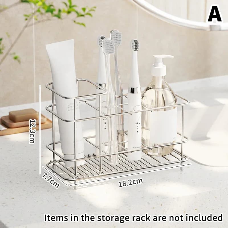 Bathroom brush holder Stainless steel toothbrush holder Electric toothbrush holder Organizer accessories