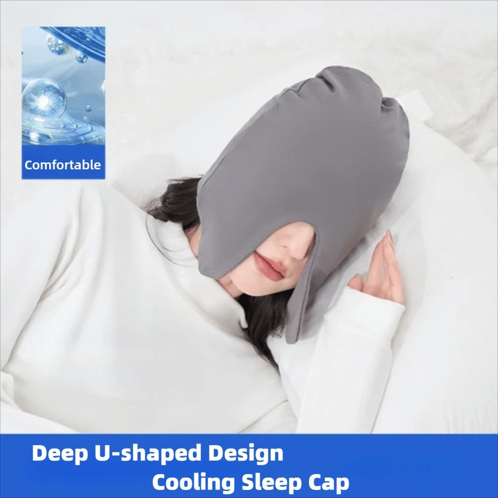 Travel Cotton Sleep Cap Comfortable Warm Sleep Pullover Pullover Design Windproof Nighttime Hat Women Men
