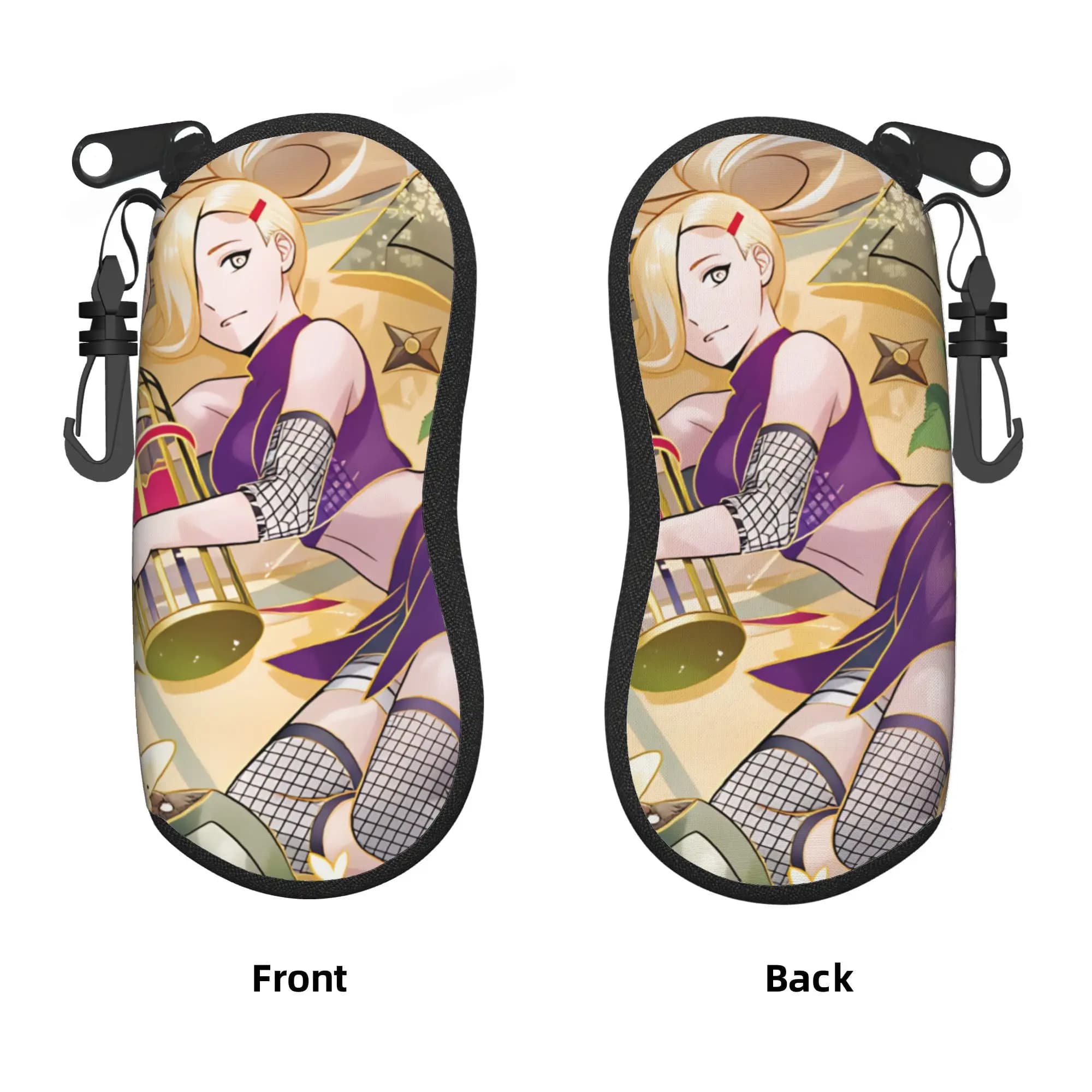 Custodie protettive per occhiali Naruto Ino Yamanaka Shell, custodia alla moda per occhiali da sole, custodia per occhiali Sakura Haruno