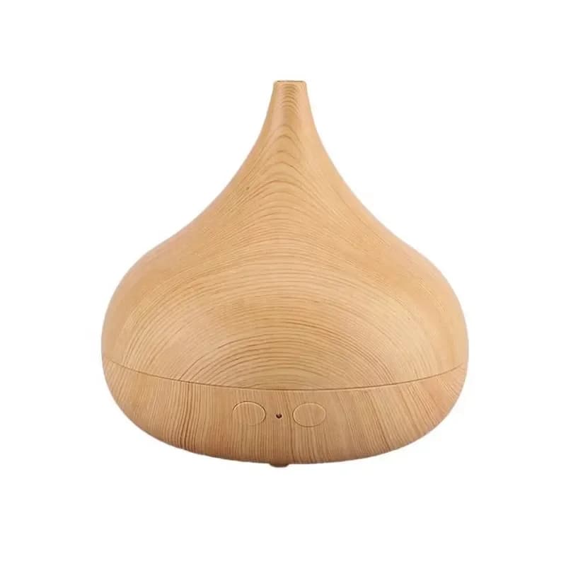 Smart Electric 400ml Portable Aromatherapy Diffuser Humidifier Wood Grain Design Color LED Lights App Control