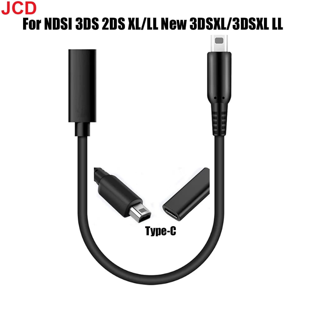 1pc Tipo-C Cavo del Caricatore Cavo di Tipo C Per NDSI 3DS 2DS XL/LL 3DS XL LL Nuovo 3DSxl LL Nuovo 2DS XL LL Cavo Dati della Linea di Alimentazione