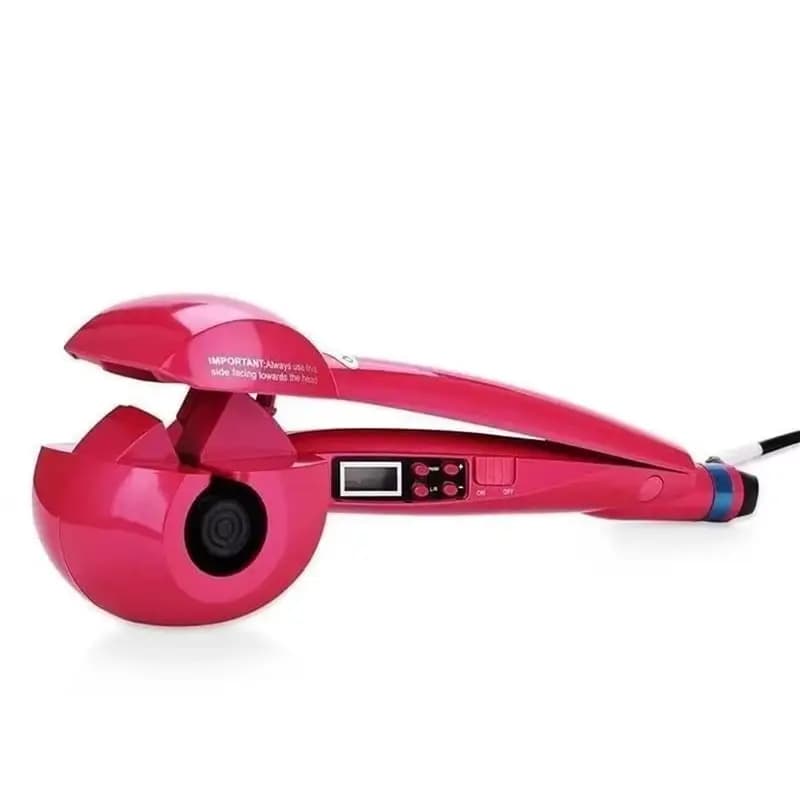 B01C - Ferro Arricciacapelli Automatico Professionale, Instrument for Styling of Hair Without Damage, Creator of Waves in Chiocciola and Great Waves, US