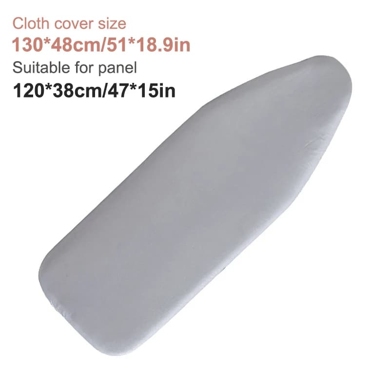 Copertura per asse da stiro Resistente alle scottature, copertura in ferro di cotone extra spesso con imbottitura Tappetino resistente riflettente termico Circa 120x38 cm