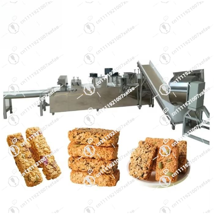 Macchinario Economico per Barrette Proteiche, Linea di Produzione Automatica per Barrette di Cereali