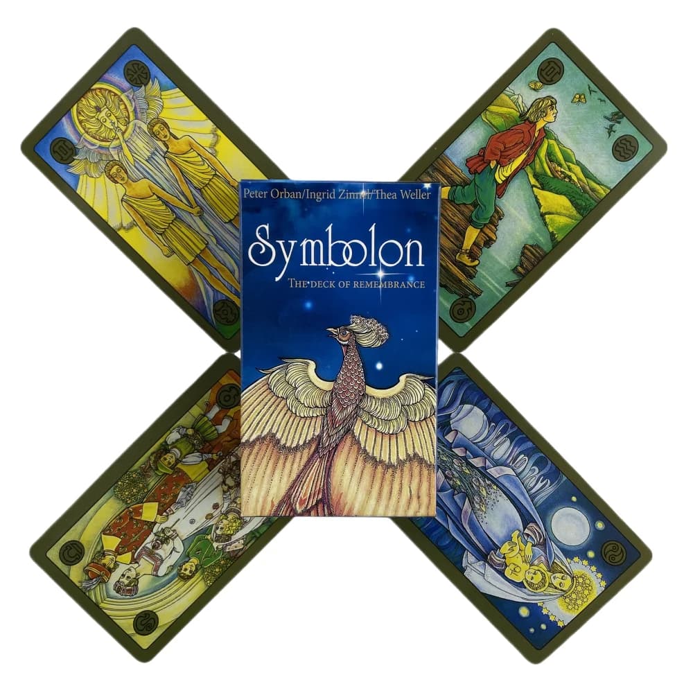 Carte dei tarocchi Symbolon The Deck Of Remembrance A 78 Oracle English Visions Divination Edition Borad Playing Games