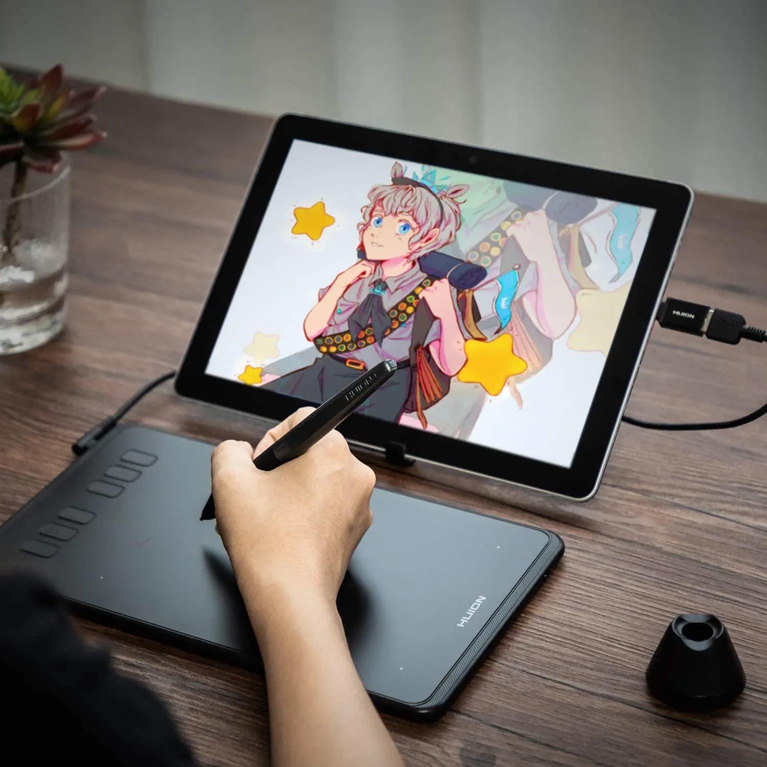 Best Selling! H640P Portable Online Class Electronic Writing Tablet Digital Pen Graphic Drawing Tablet