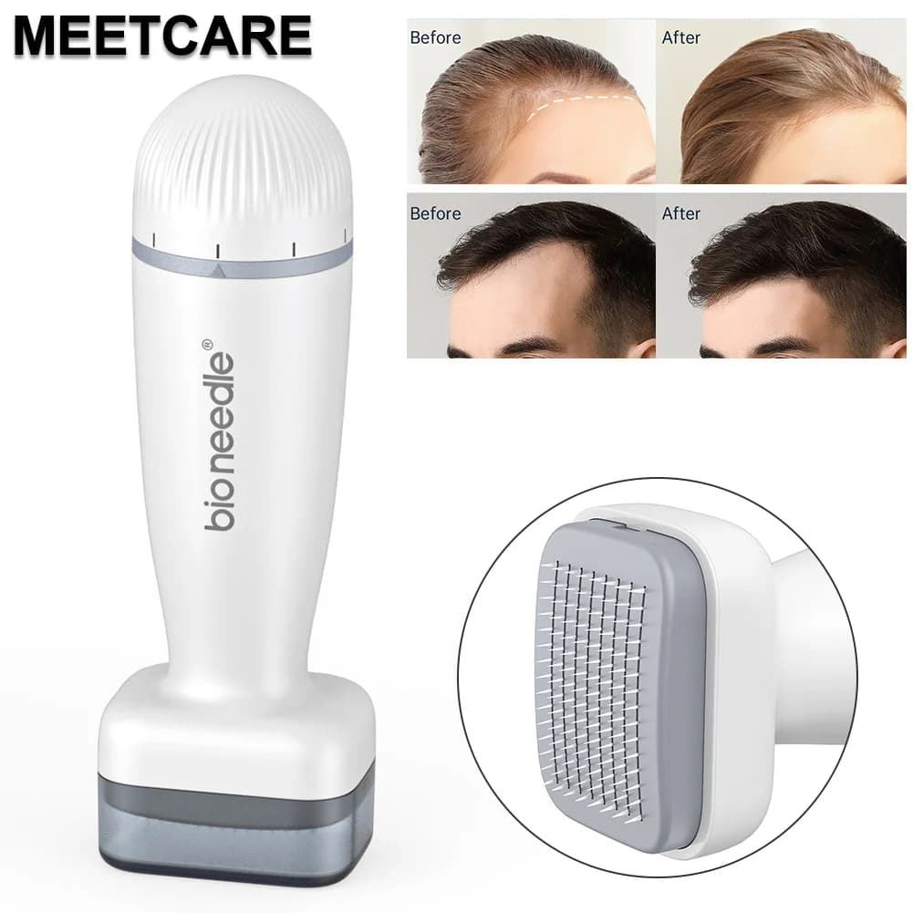Bio 120pin Derma Roller Stamp Regola l'ago Derma Microneedle Pen per la crescita dei capelli della barba Microneedling Dermaroller Cura della pelle