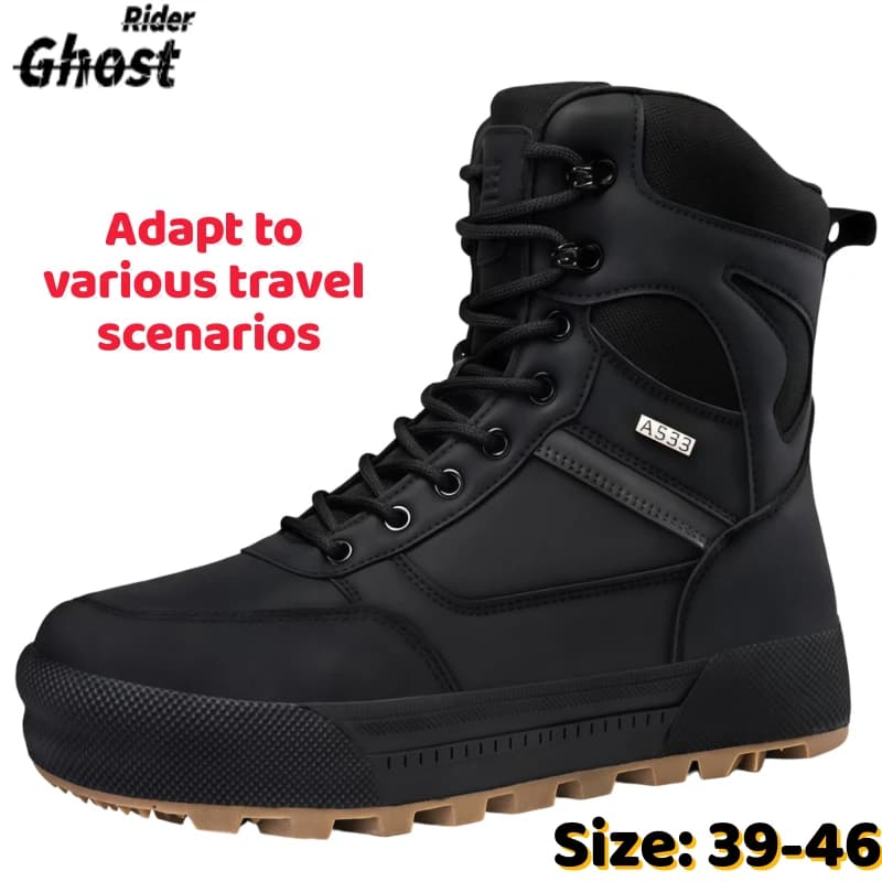 Men's Outdoor Hiking Tactical Boots Military Work Waterproof Work Safety Hunting Shoes Ankle Desert Boots Sports Climbing Shoes
