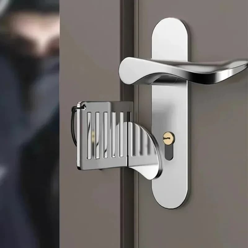 Armadietto per porta portatile: serratura di sicurezza per viaggi e hotel