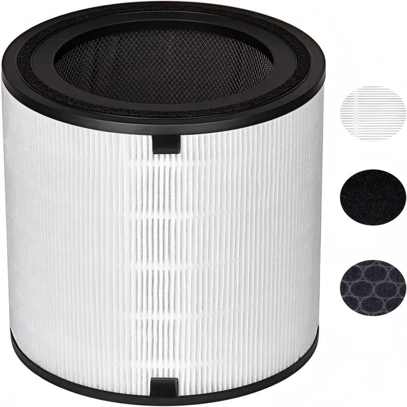 Per LEVOIT LV-H133 Set di filtri di ricambio per purificatore d'aria - Filtri a carbone attivo e veri - Compatibile con Tablenco LV-H133-RF F