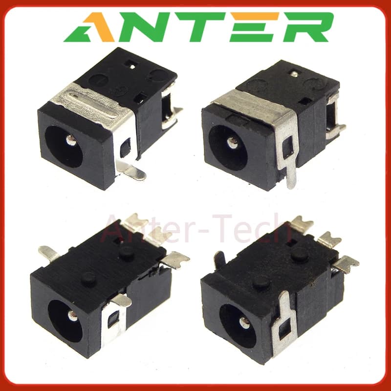 10PCS DC-045A DC Power Jack Spina Maschio Pin1.3 * 3.5mm Femmina DC Connettore di Alimentazione SMD PCB Montaggio Per Notebook Tablet