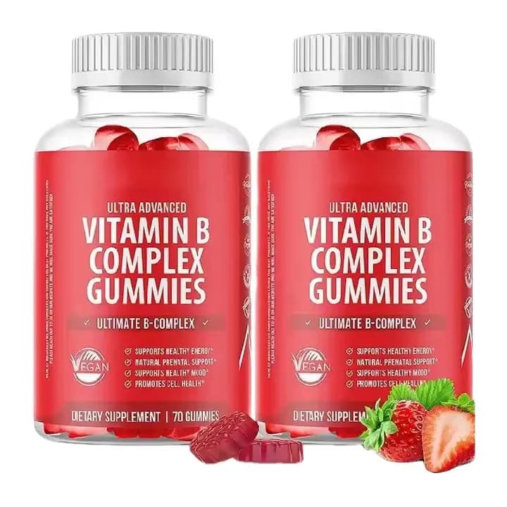 Vitamin B compote gum caramels integrate nutrients, improve energy metabolism and maintain skin health