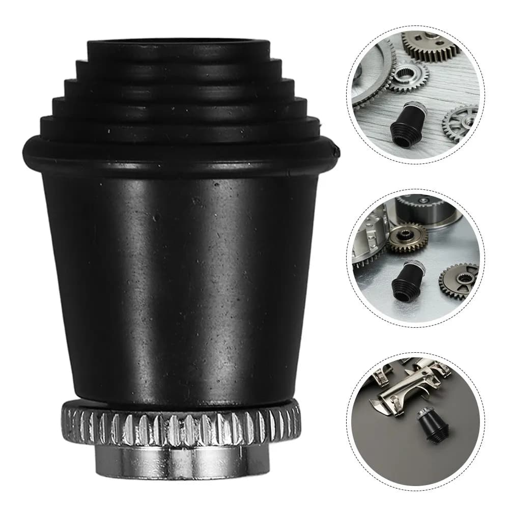 6 Pcs Bass Drum Leg with Base Kit Parts Accessories Percussion Instrument Dampening Pads Anti Skid Feet Damper Rubber