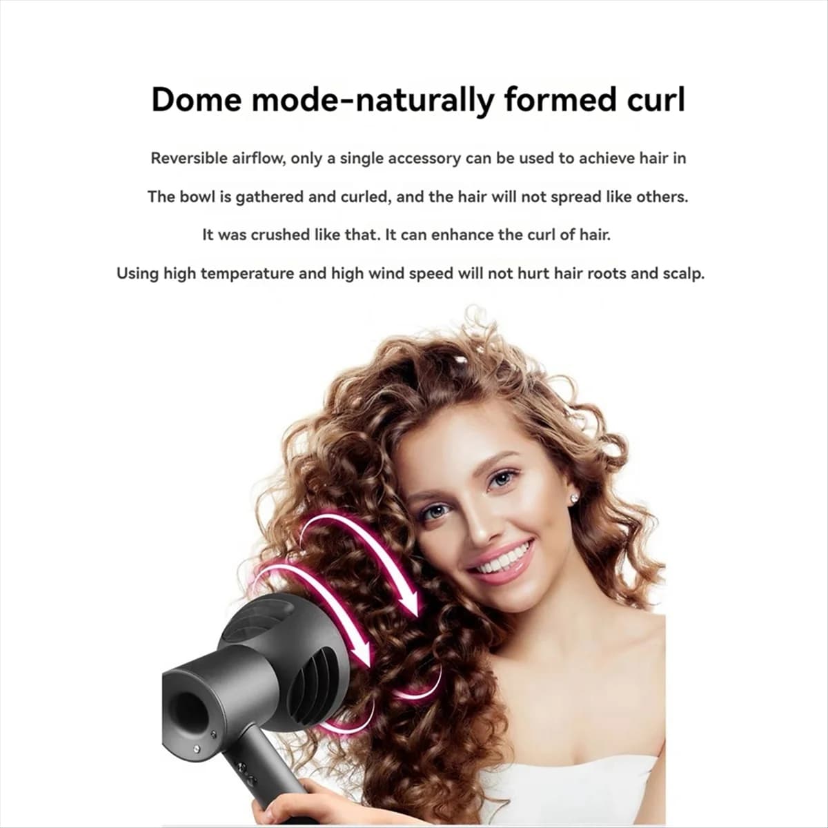 Available ~ Speaker accessory for HD16 Wave hairdryer + Curl Double-purpose diffuser nozzle styling tool 2 in 1