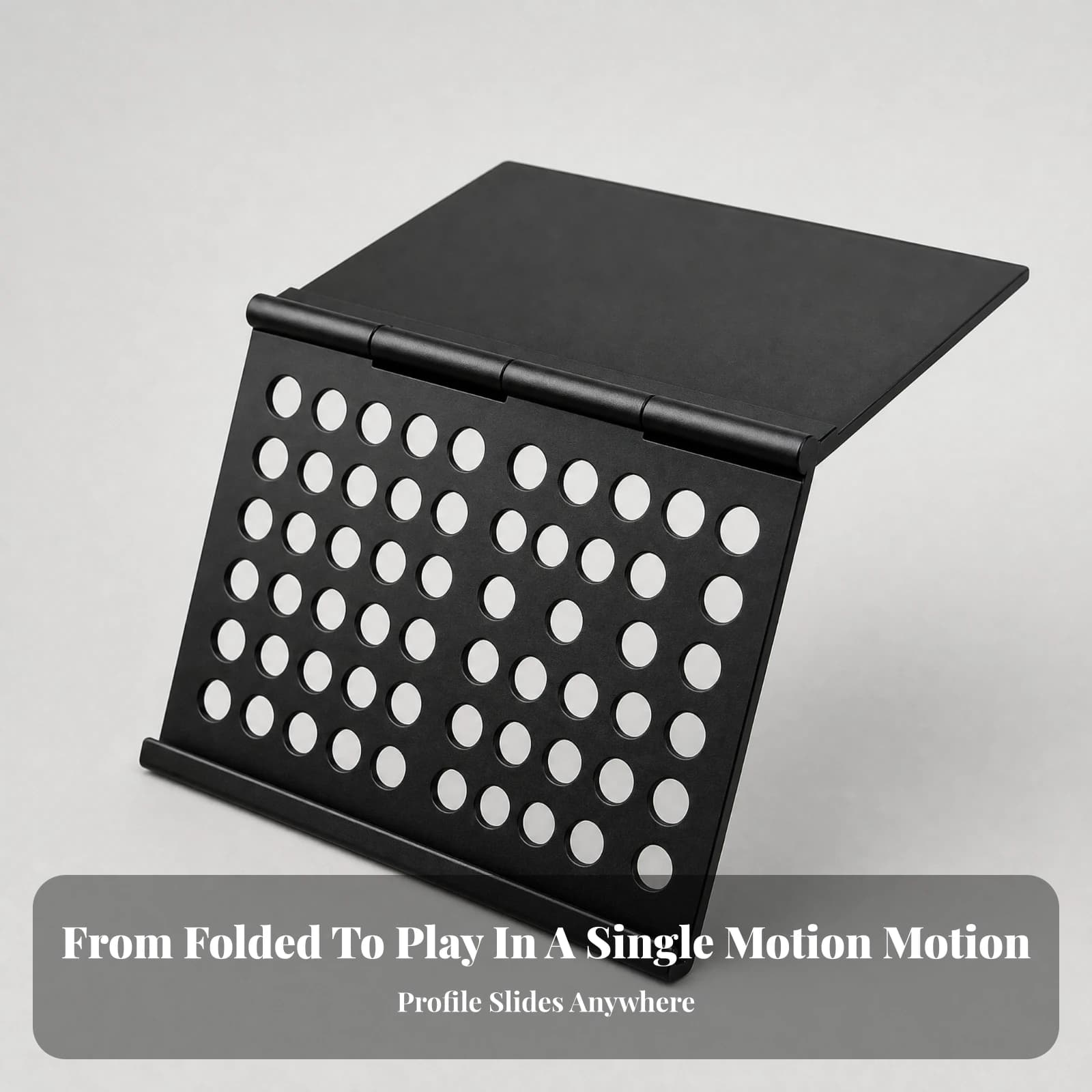 Mahjong Tile Holder Space-Saving Mahjong Rack with Front Edge Foldable Card Holder Lightweight for Travel, Tabletop Play