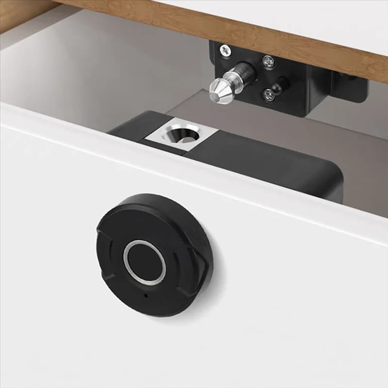 【Offerta esclusiva!】 Serratura elettrica senza chiave per cassetti per armadietti con impronte digitali Serratura intelligente per cassetti per armadietti con impronte digitali Serratura per porta biometrica
