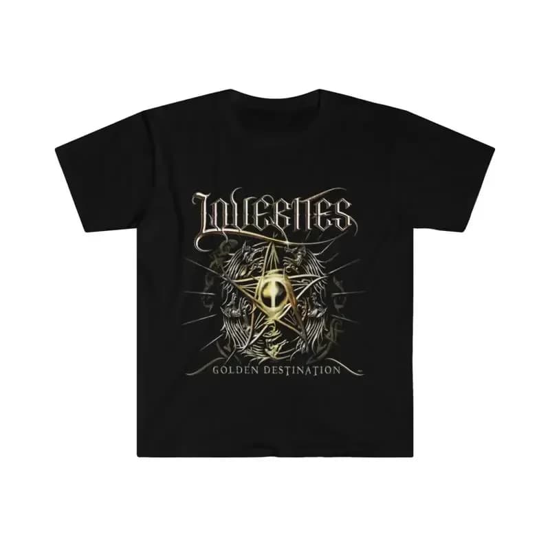 Soft Cotton T Shirt Japanese Rock Band Lovebites Golden Destination