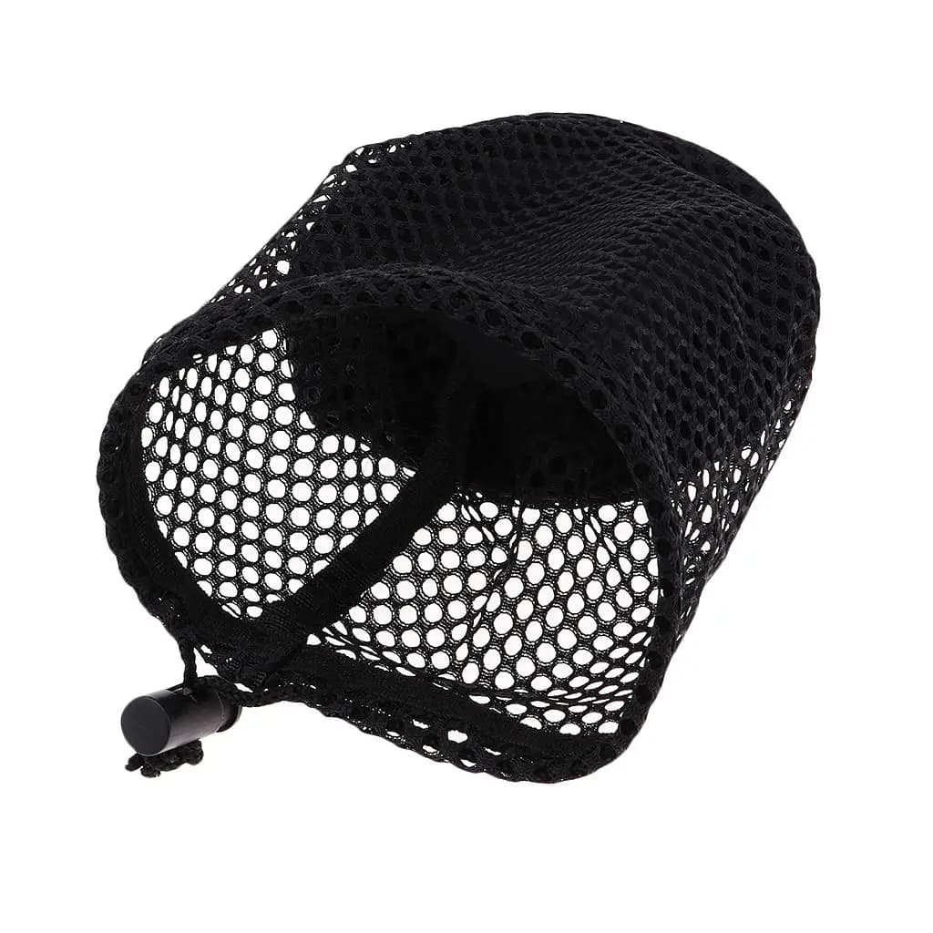 Nylon Golf Ball Mesh Pouch Storage Organizer Bag with Drawstring for Golf Stand Bags Practice Use