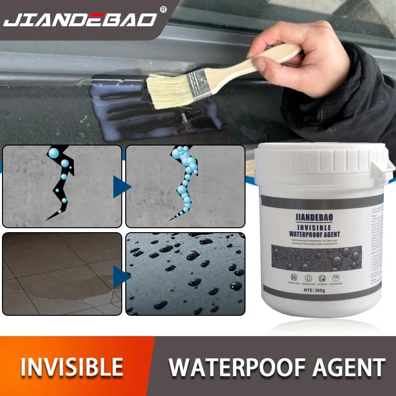 100g/300g/500g Invisible Raincoat Sealing Without Lost Tool Repair Tool Toilet Home