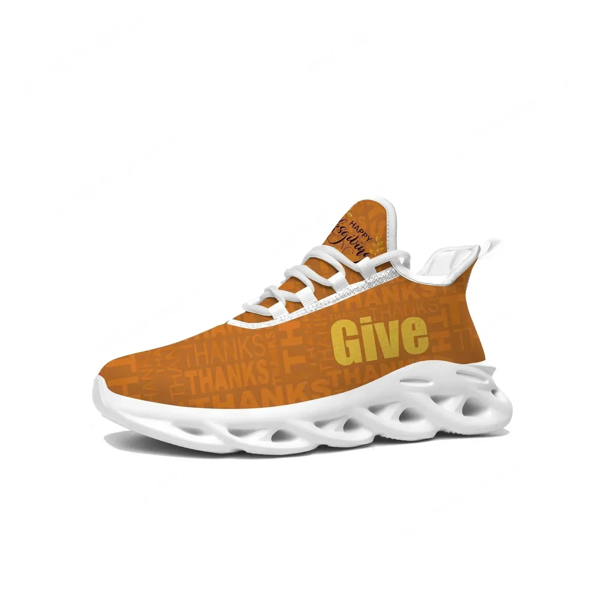 Sneakers per il Festival del Giorno del Ringraziamento, Scarpe Sportive da Corsa per Uomo e Donna, Scarpe alla Moda Personalizzate con Lacci