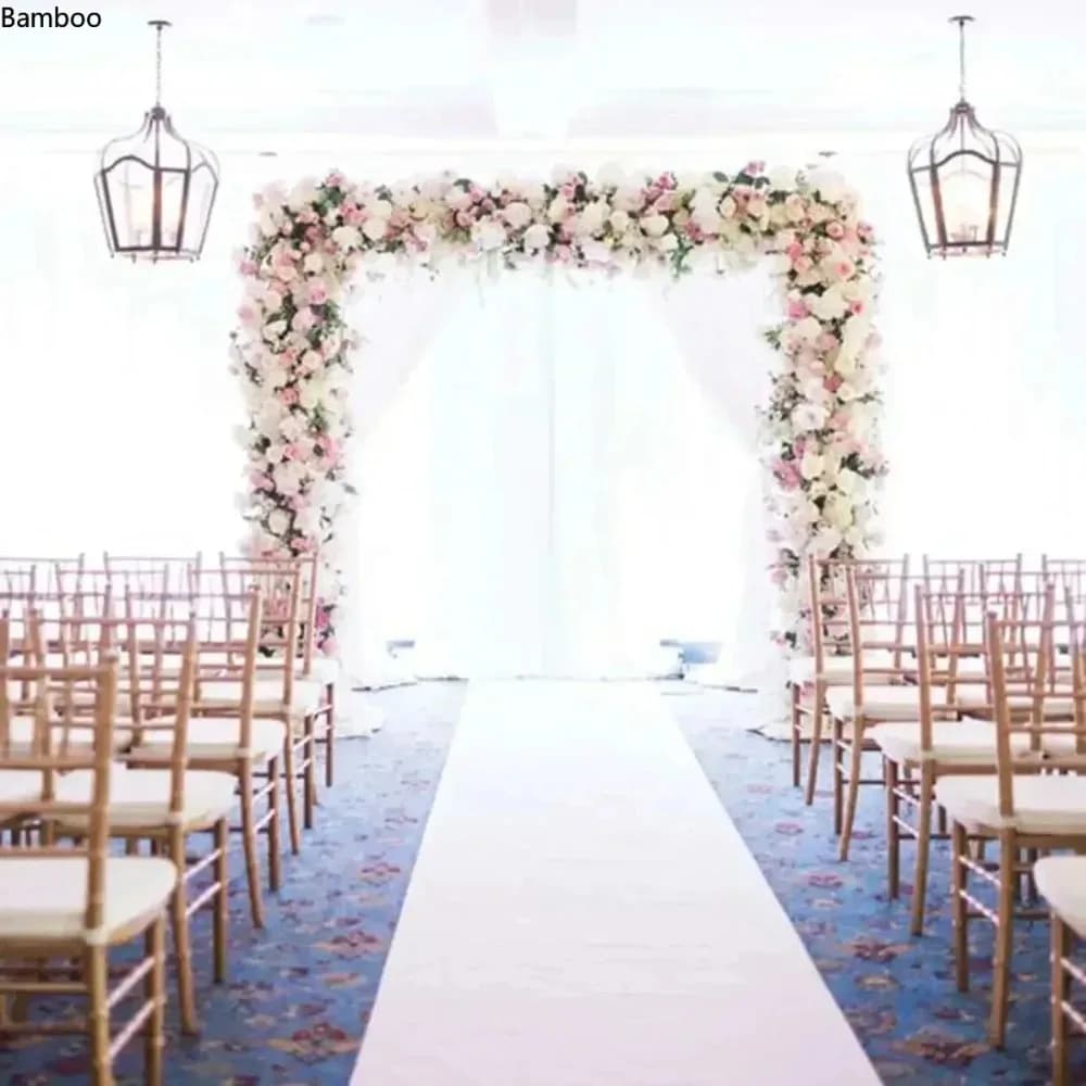 Tappeto per Matrimoni Bianco Antiscivolo da 1,5M per Corridoi, Hotel, Banchetti, Celebrazioni, Cerimonie e Feste