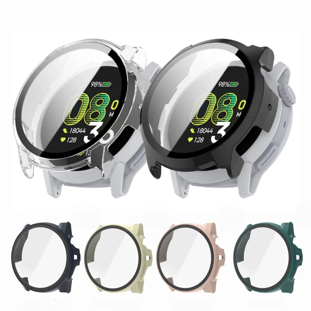 Custodia protettiva per schermo in vetro con guscio rigido per Smartwatch per Coros Pace 4/Apex 4 46mm 42mm Cover protettiva per paraurti per orologio