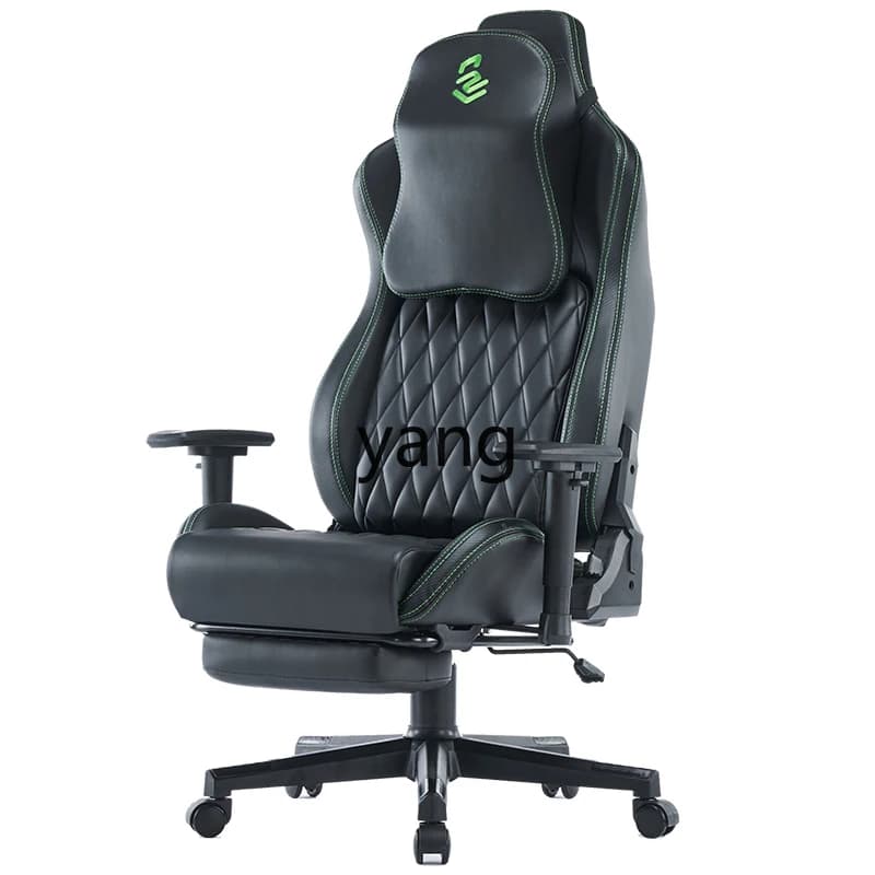 Sedia da gioco YJQ Poggiapiedi per la casa Sedia girevole ergonomica da ufficio regolabile da gioco reclinabile