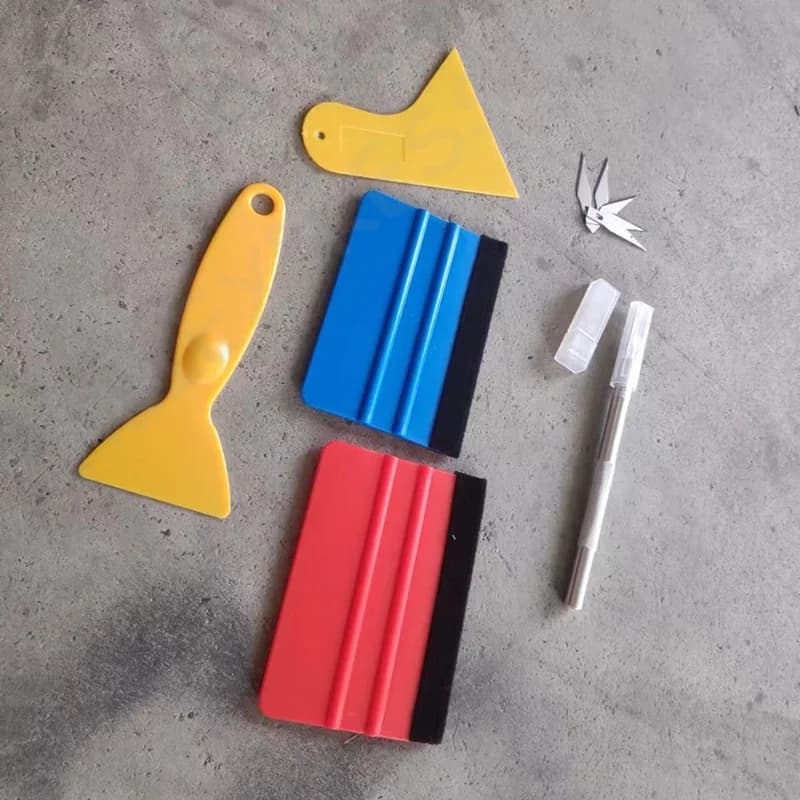 [G]1 Set Car Tools Wrap Film Sticker Wrapping Tool Vehicle Vinyl Wrap Window Tint Film Tool Kit Cutter Aid Tool Window Tinting