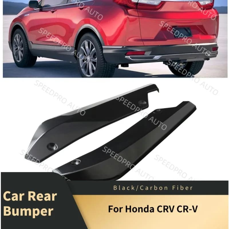 Car Rear Bumper Lip Splitter Diffuser for H0nda CRV CR-V Scratch Protector Spoiler Extension Winglets Side Skirt