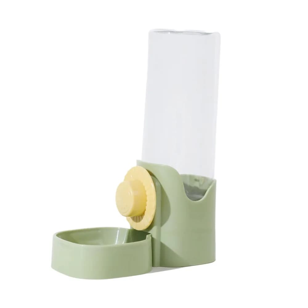 Borraccia per conigli da appendere alla gabbia, verde, gialla, rosa, in PP, con cuscinetti a sfera, design antigoccia, borraccia per cani.