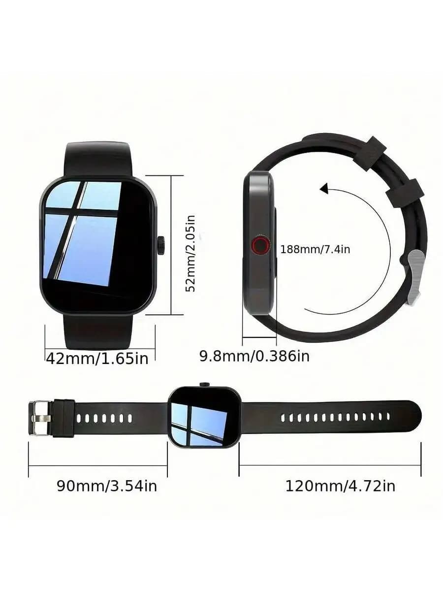 Smart Watch, Wireless Calling /Dial, Multi -Sport Mode, Calling Reminder And Rejection,Information Reminder,SMS Reminder,For