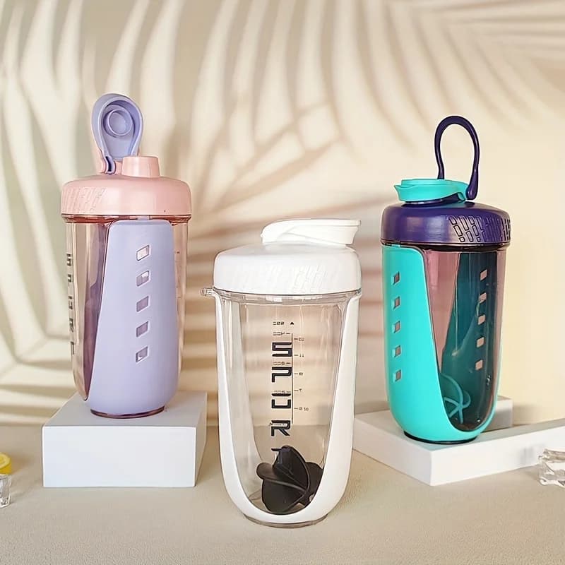 Men's and Women's Milkshake Cup Fitness Protein Powder Mixing Cup Portable Sports Water Mug Meal Replacement Shaking Cup Fitness