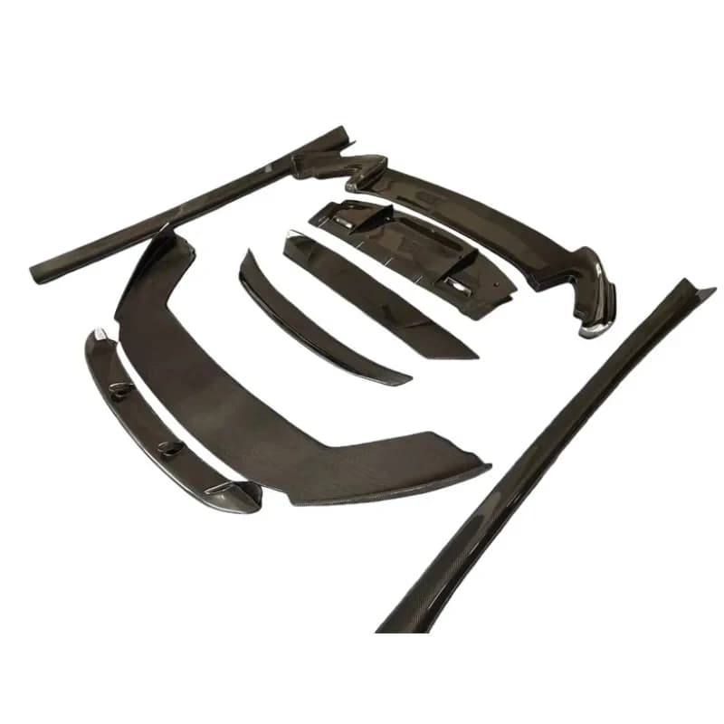 Premium Accsori Carbon Fiber Body Kit 0- Auto Racing Car Front Lip Rear Diffuser Trunk Sp Durle
