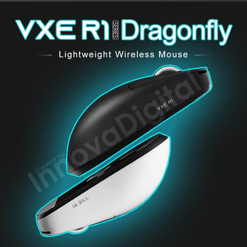 VGN Vxe Dragonfly R1 SE E-Sports Mouse wireless Gioco Batteria a lunga durata Paw3395 Mouse Bluetooth ergonomico leggero a tre modalità