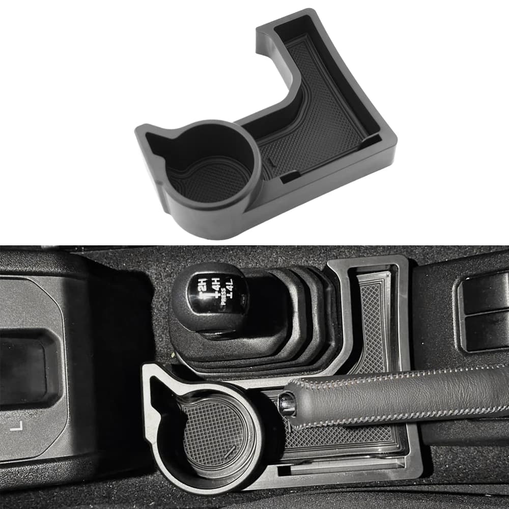 Organizer per Console Centrale Auto con Portabicchieri e Vano Portaoggetti per Suzuki Jimny JB64 JB74 2019 - 2024 AT LHD Accessori