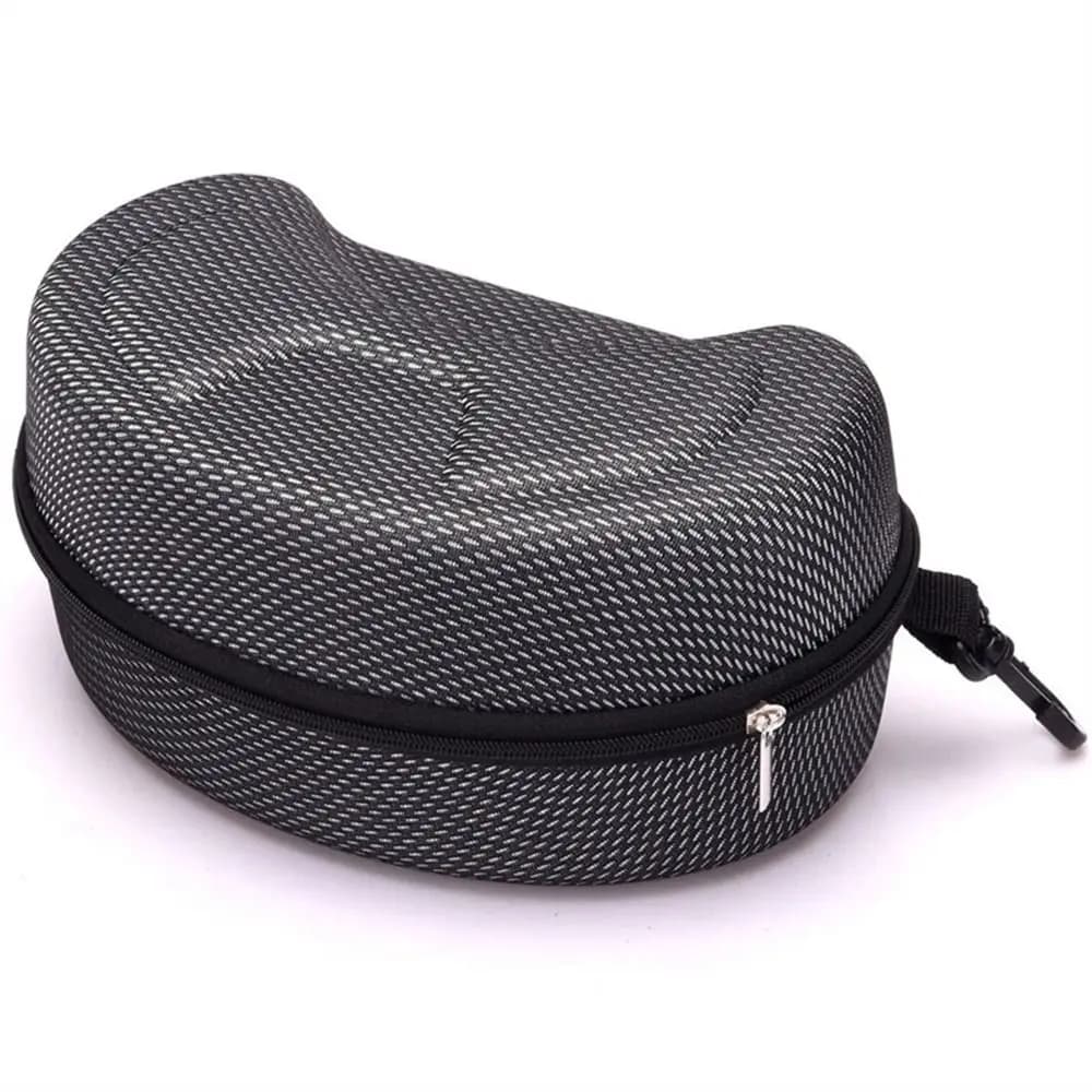 Sports Black Zipper Waterproof Glasses Bag Ski Eyewear Case Snowboard Eyewear Case Sunglasses Carrying Case Skiing Goggles Box