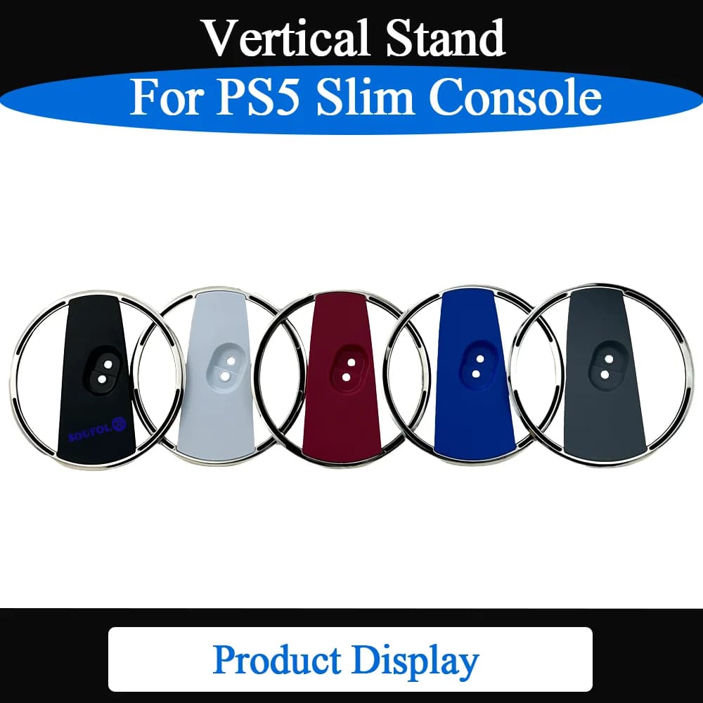 Nuovo supporto verticale in metallo resistente per console PS5 Slim con viti, supporto verticale per accessori da gioco PS5 Slim