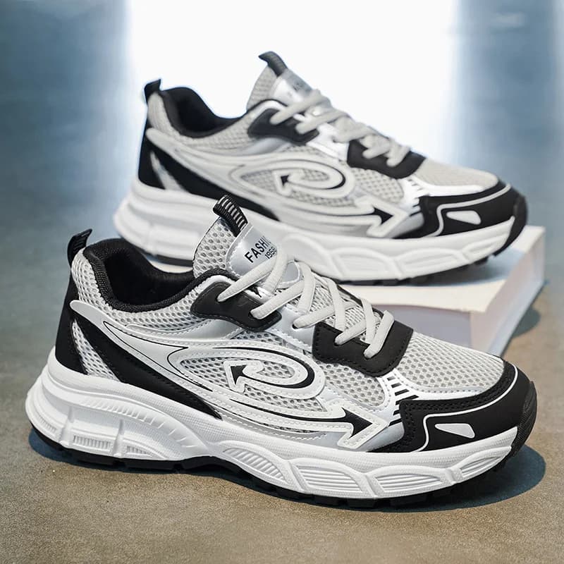 Scarpe Sportive Casual con Tomaia Sottile in Rete, Resistenti all'Usura, per Jogging Quotidiano