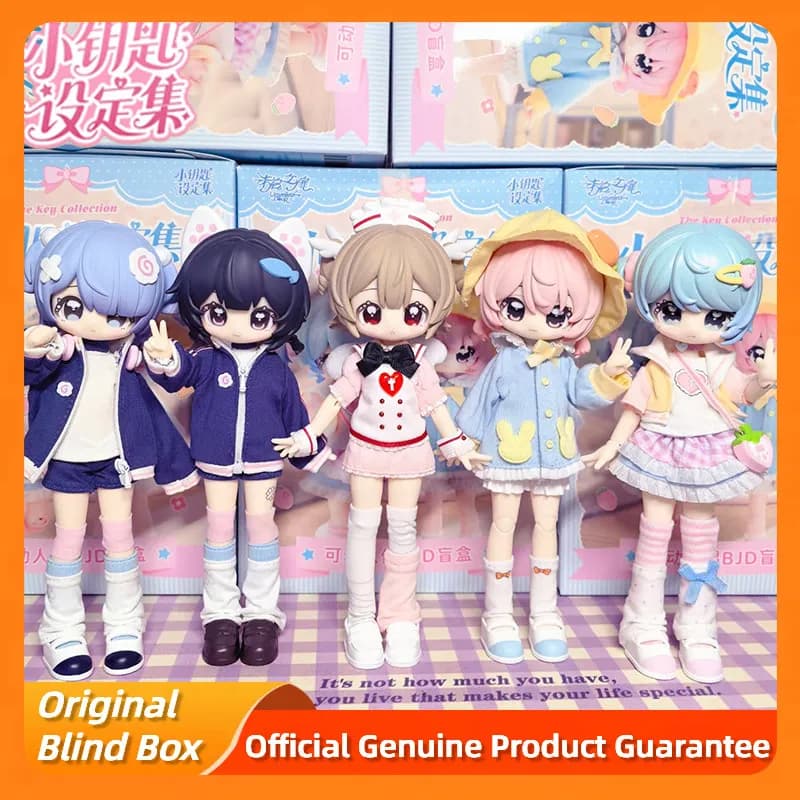 Little Key BJD Scala 1/12, Action Figure Articolata, Anime Carino, Blind Box, Giocattolo Autentico da Collezione per Donne Adulte