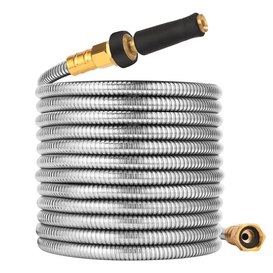 304 Stainless Steel FT Expandable Garden Pipe, 30 Meters Water Pipe, Durable, Flexible, Anti-Place, Anti-Back