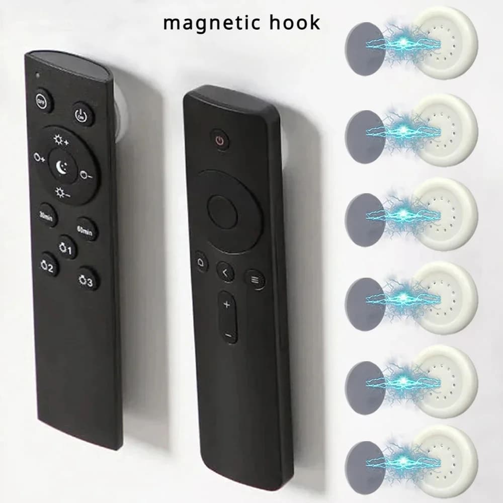 Gancio per uso domestico forte gancio magnetico magnete telecomando a parete casa frigorifero Rack di stoccaggio adesivo ganci da giardino