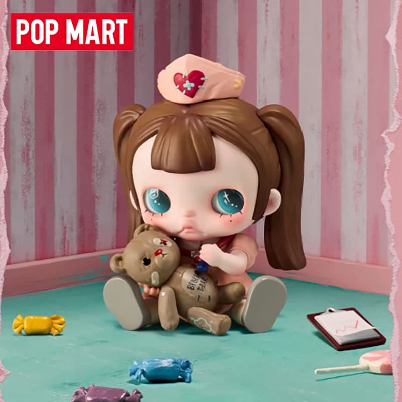 POP MART Sugar Therapy Room Unlock The Key of Answers Series Blind Box Toys Kawaii Anime Action Figure Surprise Mystery