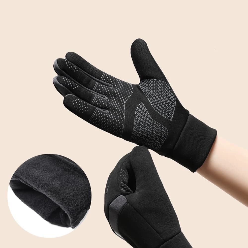 Guanti invernali caldi Resistenza all'acqua Guanti da sci traspiranti antivento Guanti da ciclismo sportivi da guida Guanti da moto in cotone