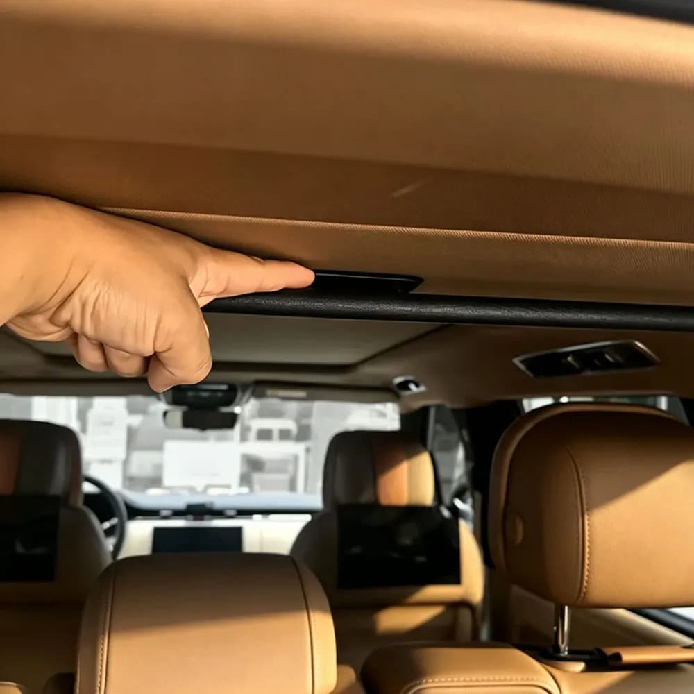 Per Range Rover Executive L460 23-26: Asta appendiabiti speciale per bagagliaio, asta per asciugare i vestiti, appendiabiti per interni, modifica speciale