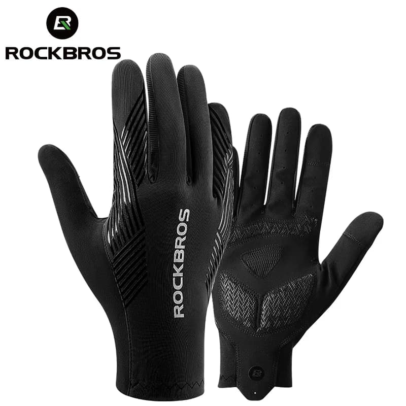 ROCKBROS Spring/Summer Gloves with Touch Screen, Anti-slip and Breathable for Cycling, MTB, Road Bike, Running, Fitness and Gym