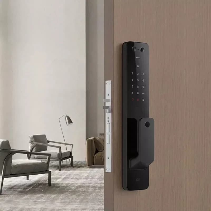 Serratura Intelligente Automatica Pro con Impronta Digitale Biometrica, NFC, Bluetooth, Sblocco di Sicurezza con Telecamera, Compatibile con Homekit e Mi Home